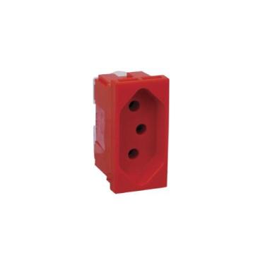 Imagem de Tomada 2P+T 20A-250V Pb 680161 Vermelho 1 Modulo Zeffia Pial - Pial Le