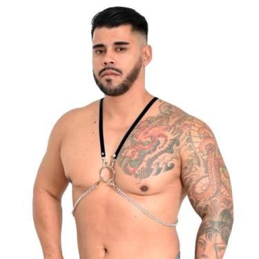 Imagem de Arreio Harness Sensual Anthony Êxtase - Extase, PRETO