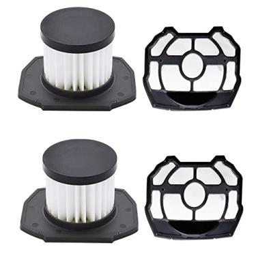 Imagem de Pacote com 2 filtros de substituição para Ryobi P718 313282002 18 Volt Strut Stick Aspirador de pó - Apto para P718K P7181 Parte 313282001 A32SV02 Filtro de substituição - Conjunto de 2 filtros com 2