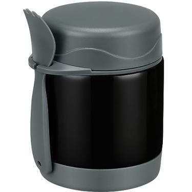 Imagem de Howeemo Garrafa Térmica de Sopa de 10 Onças para Crianças com Comida Quente, Jarra Térmica para Comida Infantil com Colher, Recipientes para Alimentos Isolados A Quente, Boca Larga de Aço Inoxidável À