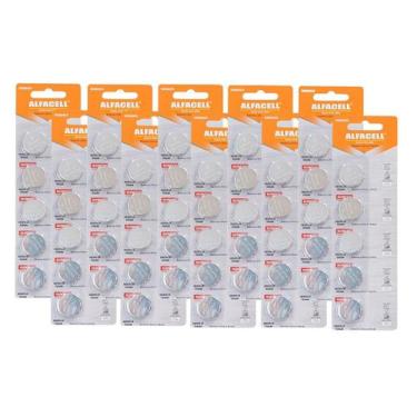 Imagem de CR2025 Bateria Botao Pilha Alcalina Kit 10 Cartelas com 50 Unidades Or