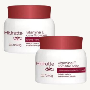 Imagem de 2 Hidratante Vitamina E e Filtro Solar Hidratte Natu Charm