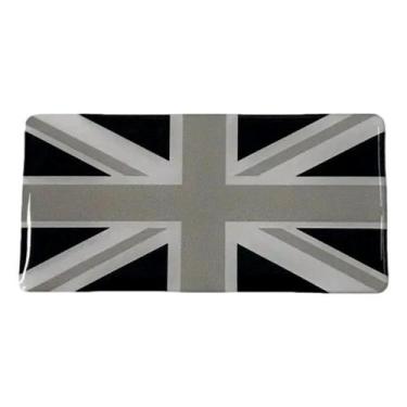 Imagem de Adesivo Bandeira Resinado Inglaterra 9,0cm x 4,5 cm - Montanha, Cinza