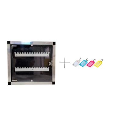 Imagem de Claviculario Organizador De Chaves 30 Chaves C/ 30 Chaveiros - Primos,