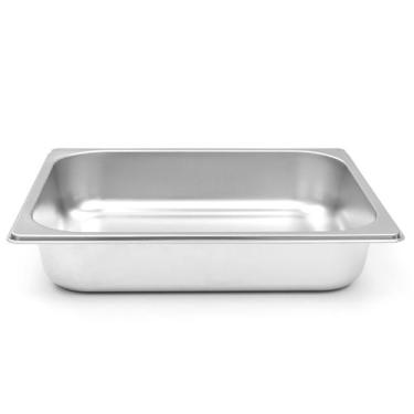 Imagem de Cuba Gastronômica Aço Inox Gn 1/2 65mm Alta Qualidade 3,9Lt - Tribosho