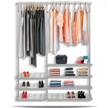 Imagem de Guarda roupa closet aramado aberto CLR281 - 1,60m - Casa Expressa