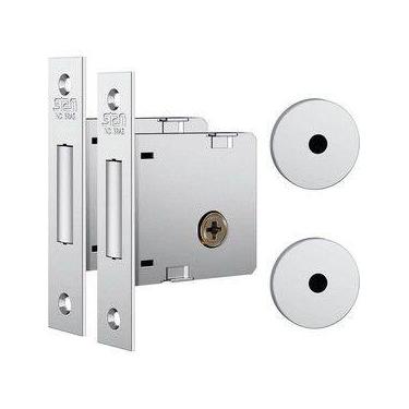 Imagem de Fechadura Tetra 1004 (Par) Ros. Inox Stam