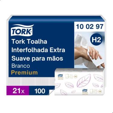 Imagem de Papel Toalha Interfolhado Ultra Premium Folha Dupla Tork