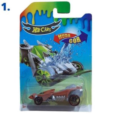 Imagem de Carrinho HotCars Pull Back Muda Cor - Nfranca
