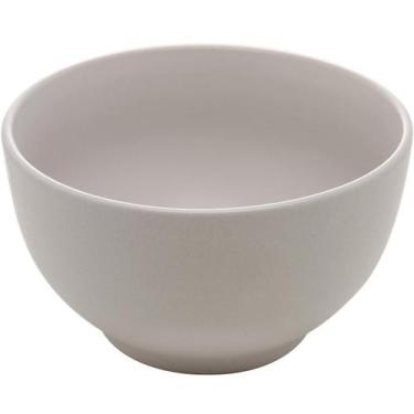 Imagem de Kit 25 Cumbucas de Cerâmica Bege Cronus Lyor 680ml Restaurantes Servir