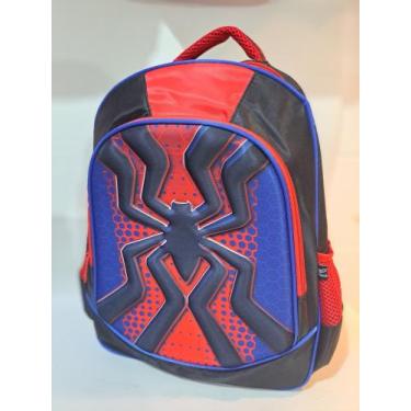 Imagem de Mochila Escolar Infantil Homem Aranha - papelariaflordemaio