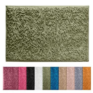 Imagem de Tapete De Banheiro Bolinha Microfibra Antiderrapante - Holtter Home De