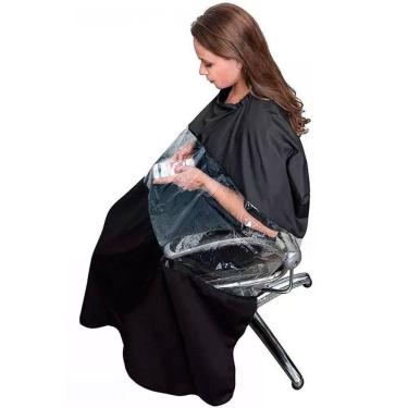 Imagem de Capa De Corte Barbeiro Cabeleireiro Com Visor Para Celular P