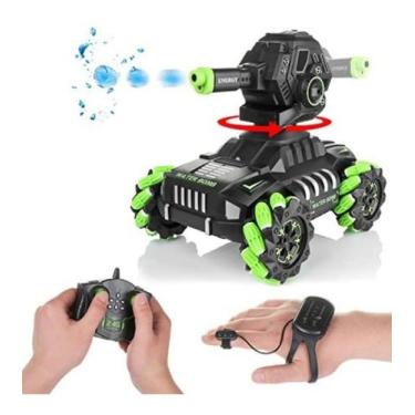 Imagem de Carrinho Tanque Atira Bolinhas Controle Gesto  - Song Yang, Verde