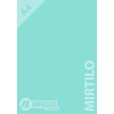 Imagem de Papel Color Plus A4 180 gramas Mirtilo Candy Cazaquistão, 50 Folhas