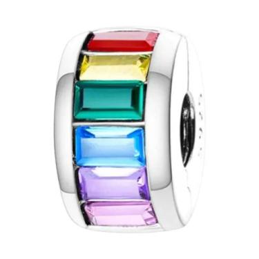 Imagem de Amuletos de Trevo Verde para Pulseira de Prata Esterlina 925 - Acessór