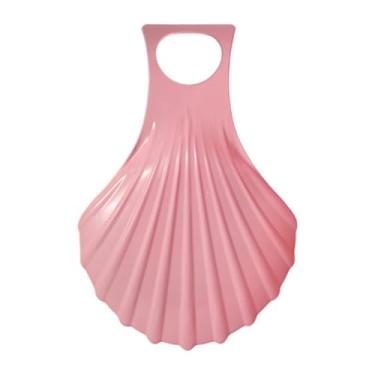 Imagem de Deevoka Trenó de neve Brinquedo de neve de inverno multifuncional com alça Trenó de areia Tobogã Trenó para quintal Grama Areia Quintal Jardim ao ar livre, Rosa