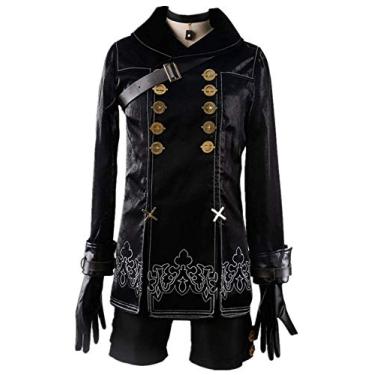 Imagem de NieR Automata Yorha No.9 Tipo S 9S Cosplay Fantasia de Halloween Conjunto Completo, Preto, Female L