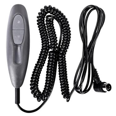 Imagem de Fromann 2 botões e plugue reclinável de 5 pinos, controle remoto, substituição para poltrona, poltronas reclináveis elétricas, 7,2 pés/220 cm