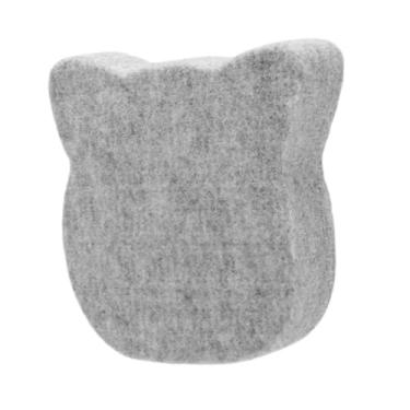 Imagem de Esquirla Almofada de feltro de agulha 3d felting bonito em forma de feltro artesanato presente artesanal diy molhado felting lã esteira para feltragem de, Gato