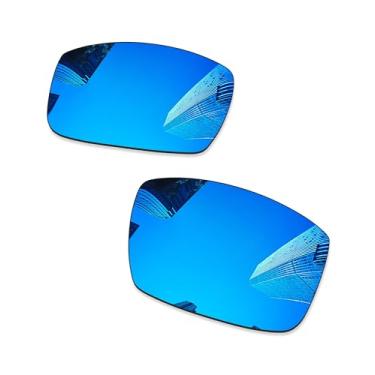 Imagem de Combine8 Lentes de reposição Ploarized para óculos de sol Oakley Gascan OO9014 - Ice Blue