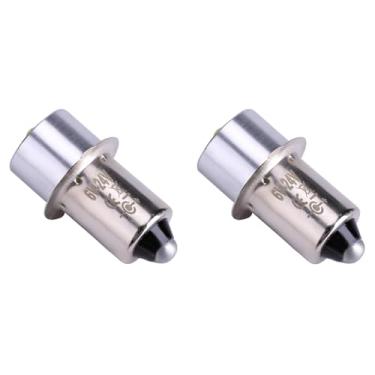 Imagem de Lâmpada LED, 2 Unidades 3W 6‑24V P13.5S Lâmpada LED de Alto Brilho para Trabalho de Emergência Lâmpada de Substituição de Lanterna Lâmpada de Tochas para Caminhadas, Acampamento,