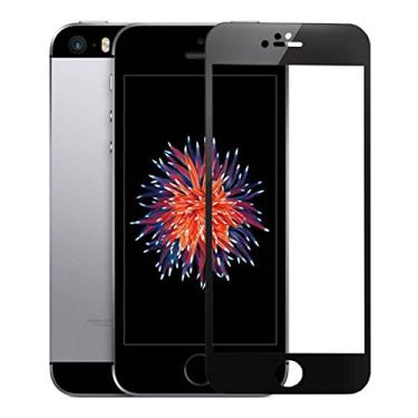 Imagem de AMZER Película protetora de tela de vidro temperado transparente HD Kristal para iPhone 5, iPhone 5S, iPhone SE, iPhone 5C - protetor de tela de vidro transparente HD