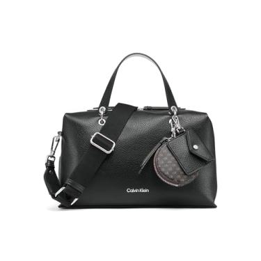 Imagem de Calvin Klein Bolsa Cali, Preto/branco, One Size