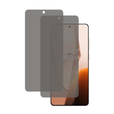 Imagem de VIESUP Protetor de tela de privacidade para OnePlus 13R, pacote com 2 películas de vidro temperado antiespião anti-arranhões para OnePlus 13 R