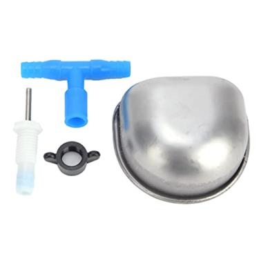 Imagem de 10 Conjuntos de Aço Inoxidável, 10 Conjuntos de Aço Inoxidável Espesso, Sem Enxágue, Bebedor de Aço, Tigela de água Potável, Fontes de Aves, Bico de água para Visons, Raposas e