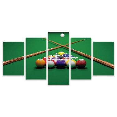 Imagem de Kit Quadros Mosaico Céu Sala Quarto Árvores Perspectiva - Deliquadros,