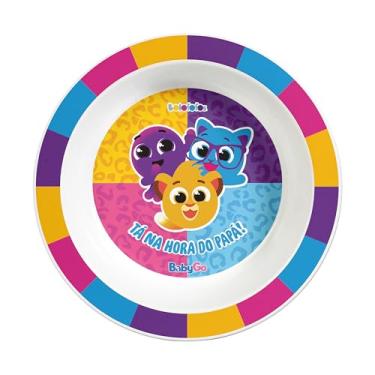 Imagem de Prato Bowl Fundo Infantil 450ml Temático Estampado Introdução Alimentar Colorido (BOLOFOFOS)