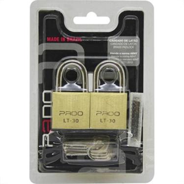 Imagem de Cadeado Pado Seguranca Igual C/2 Pc 30Mm