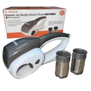 Imagem de Ralador de Queijos Sem fio Elétrico Bateria Bivolt Labravia Davvero Ci