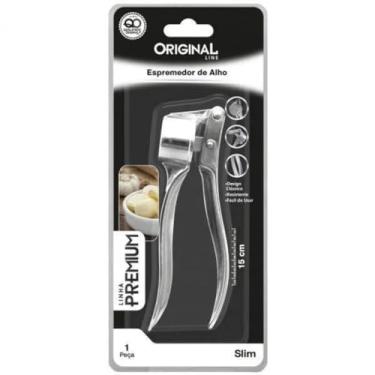 Imagem de Espremedor de alho inox 15cm Premium Slim Original Line - SL0359