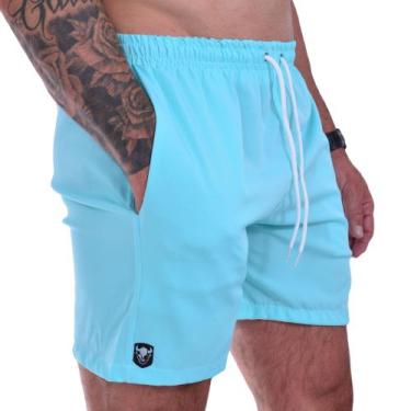 Imagem de Short Masculino Treino Dry Fit Mauricinho Sarja Premium Tectel Liso - 