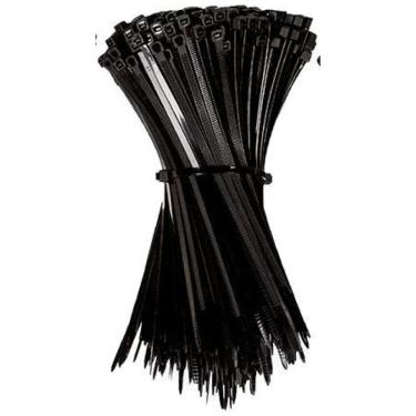 Imagem de Abraçadeira Nylon Enforca Gato 2,5X150Mm Preto Com 1000 Un