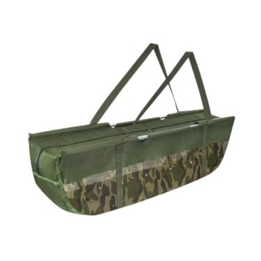 Imagem de simhoa Peixes em forma de barco pesam equipamento de armazenamento de sacos de bolsa oxford pano pescador robusto organizador de equipamentos ao ar livre