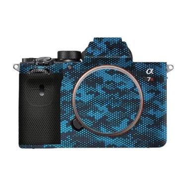 Imagem de JERXTTON Adesivo de capa de câmera antiarranhões para Sony Alpha A7RV A7R5 A7RM5 protetor de película de vinil para decoração protetora de pele (Mamba)