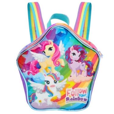 Imagem de Lancheira Térmica Escolar Infantil Unicórnio Rainbow - Denlex, Unicórn