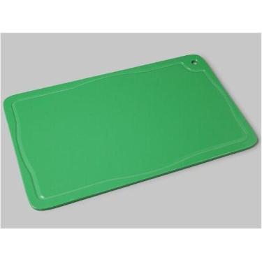 Imagem de Tabua De Corte Polietileno Profissional Pronyl 50x30x1,0 Cm, Verde