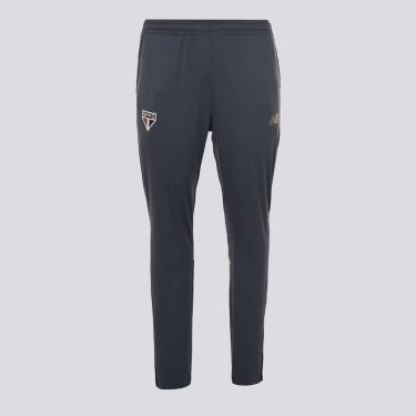 Imagem de Calça Masculina NB Treino SPFC 2025, Cinza Blacktop, G