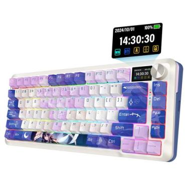 Imagem de Teclado mecânico sem fio Redragon K708AK Gasket RGB