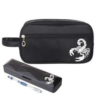 Imagem de Nécessaire Premium Executiva Nylon Estampa Com Porta Escova - Mormino,