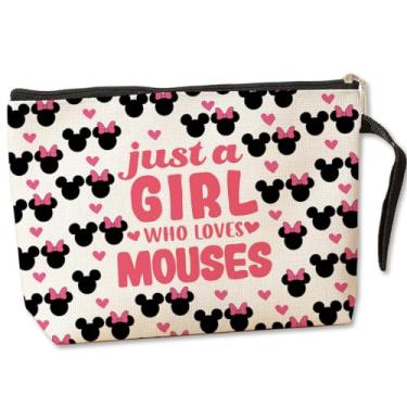 Imagem de Jztco Magic Wizard Mouse Anime Zumba Twirling Tênis Futebol Softball Futebol Beisebol Presentes Dance Cheer Stuff Maquiagem Bolsa, Multicolor0888, 9.4*7.7 inch