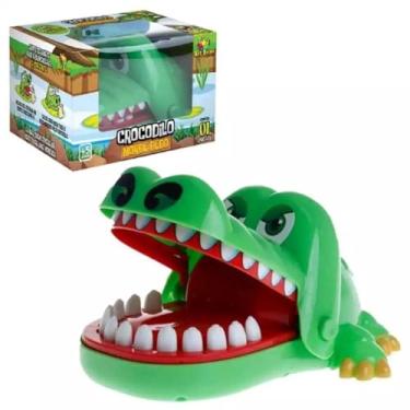 Imagem de Genérico - Brinquedo Infantil Jacaré Morde Dedo Crocodilo Dentista Novo: 13cm, Plástico (Não Tóxico), Crianças, 60 meses+