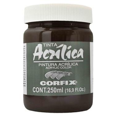 Imagem de Tinta Acrílica 250ml G1 083 Sombra Queimada Corfix, 083 - SOMBRA QUEIM