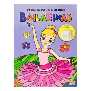 Imagem de Vitrais Para Colorir: Bailarinas