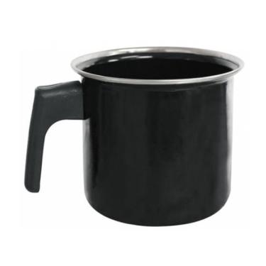 Imagem de Caneca Leiteira Fervedor 1450Ml Indução Preta - Preto