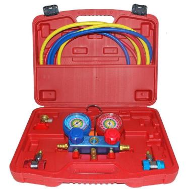 Imagem de Manifold Para Gás De Ar Condicionado Kit (Dm Ferramentas)